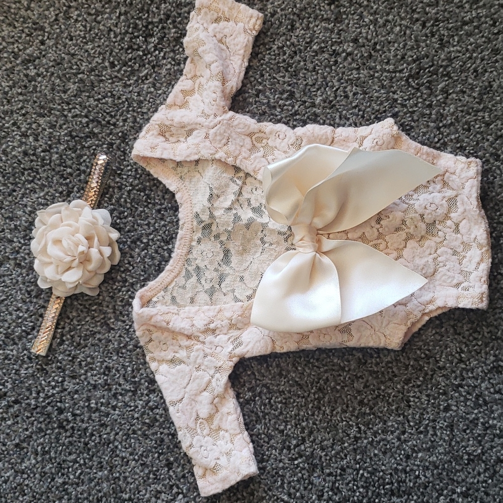 Peach/Cream Photo Set